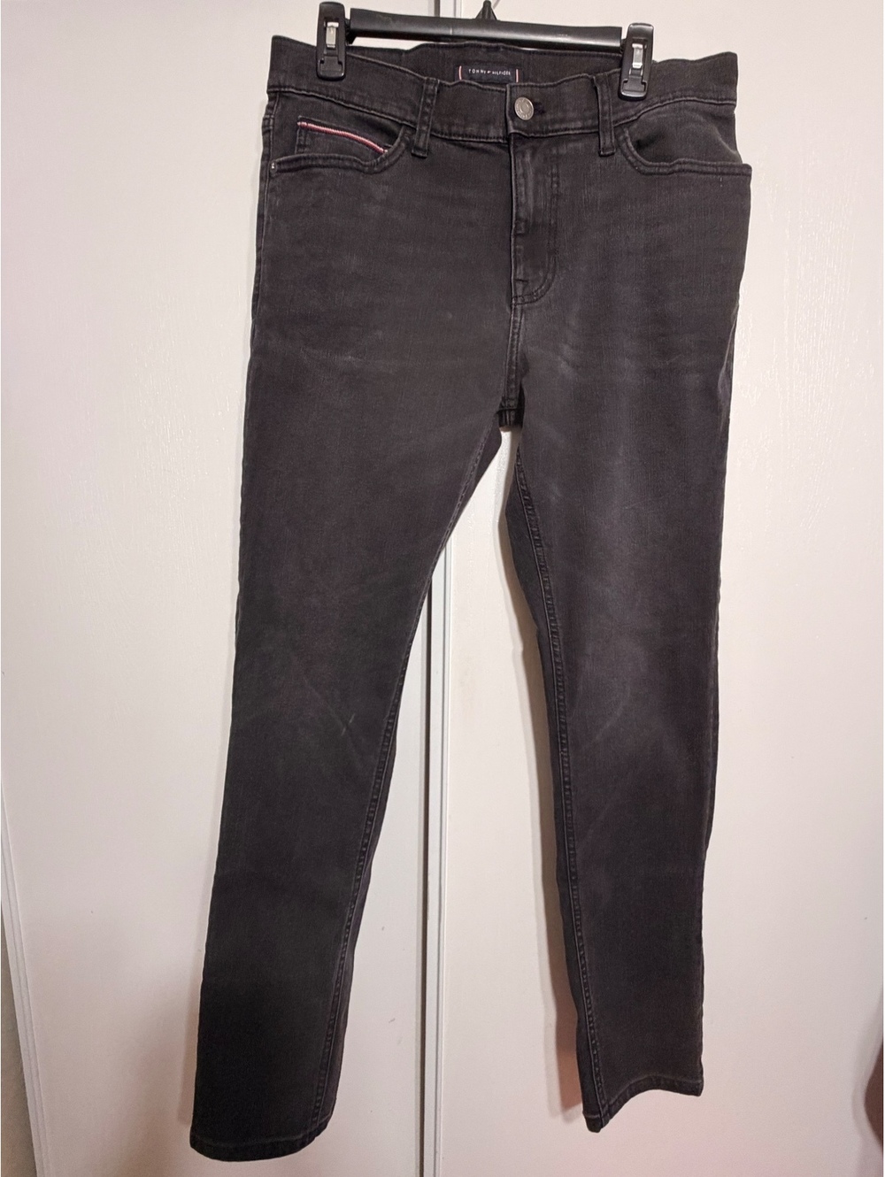 Tommy Hilfiger Black Skinny Jeans Women’s 34W 32L Stretch Denim